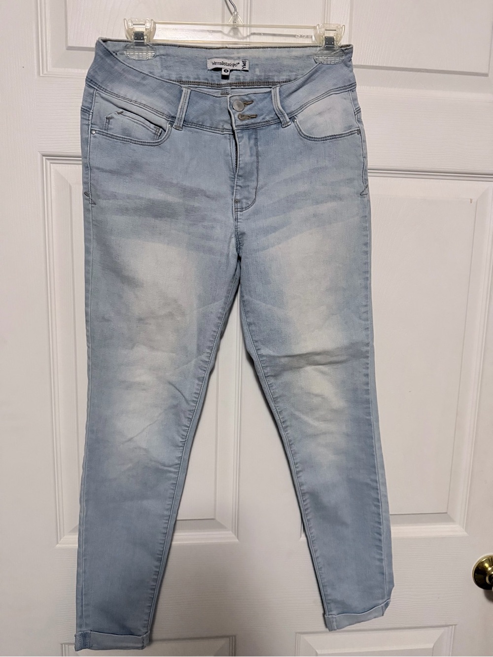 YMI Light Blue Skinny Jeans - Women's